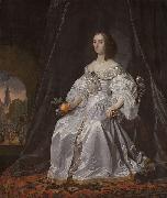 Johannes Lingelbach Princess Mary Stuart (1631-60). Widow of William II, prince of Orange oil painting on canvas
